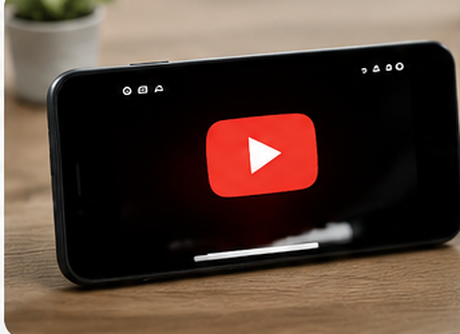 YouTubeで音声を再生する画面