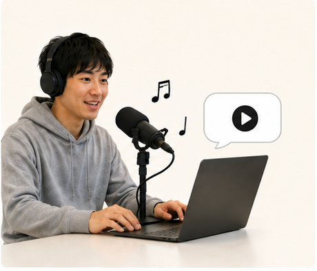 ポッドキャスト・音声配信に